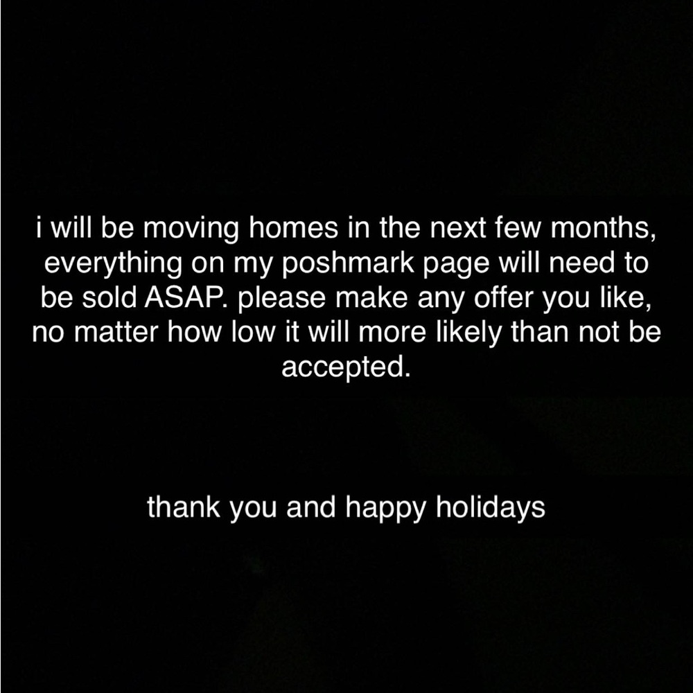 ALL OFFERS WILL BE ACCEPTED